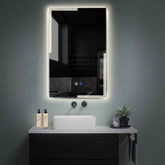 LED Spiegel Vertikal | Touch-Schalter | Anti-Beschlag-Funktion | Neutralweißes Licht - Reyze Seria Edge Model 2